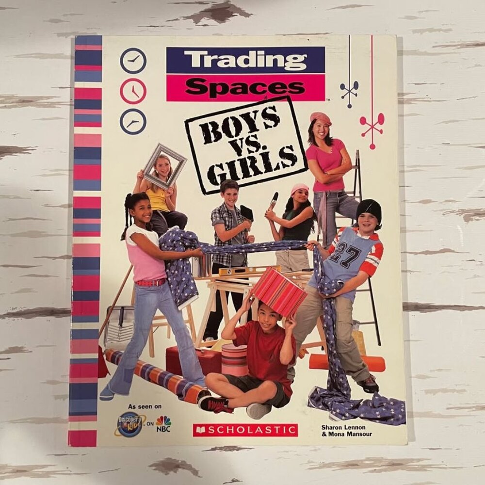 Trading Spaces: Boys VS Girls Paperback Y2K Book